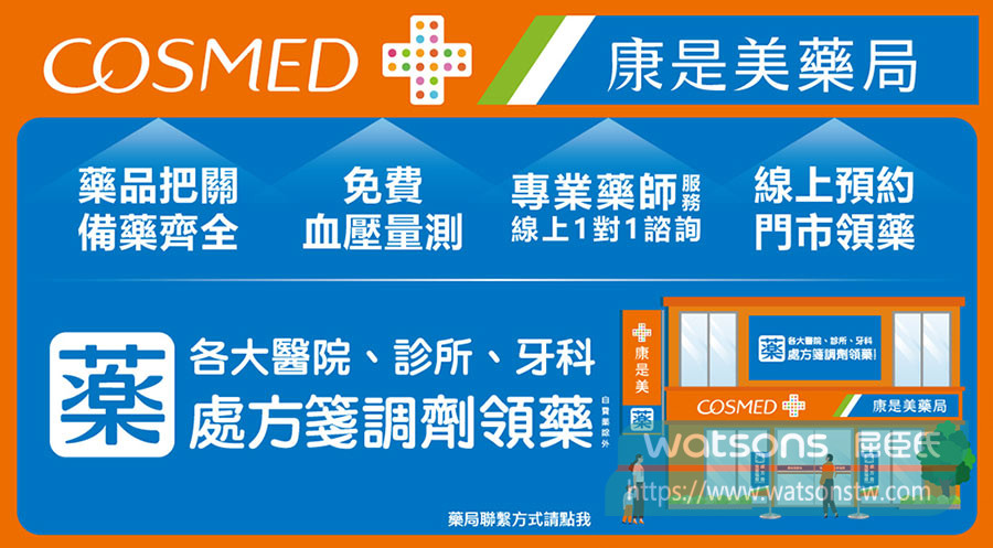 康是美網路藥局的購藥優勢