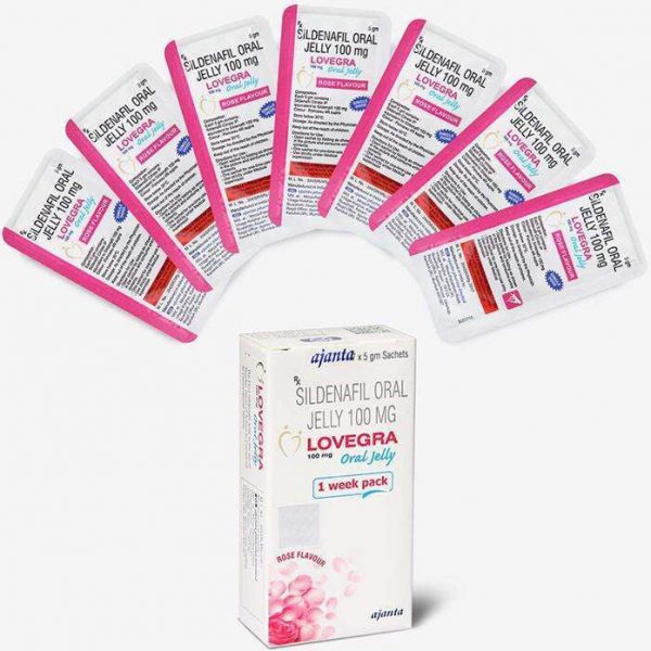 女性果凍威而鋼 Lovegra oral jelly 100mg 為妳設計 讓愛情更加濃烈動人