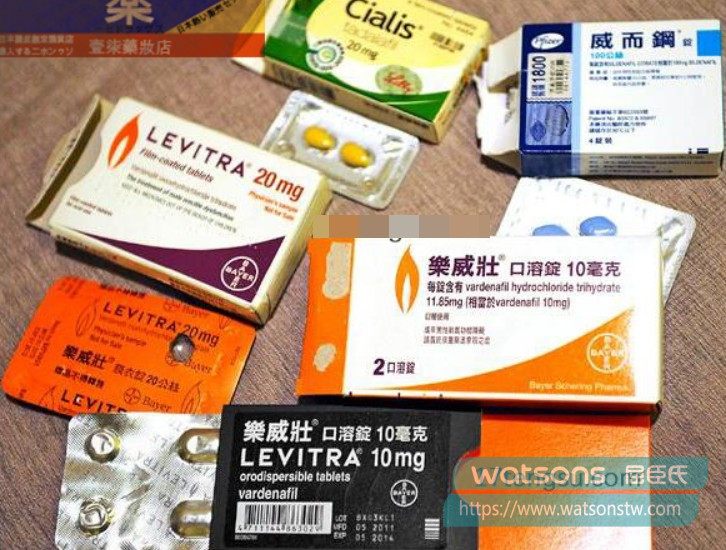 三款藥物基本資訊對照表